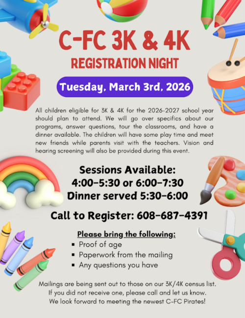 3K & 4K Registration Night March 3