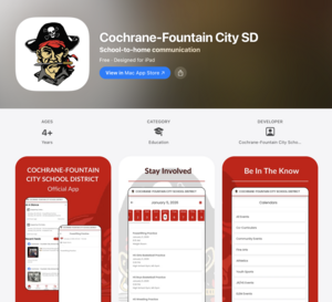 Apple iOS app download screen